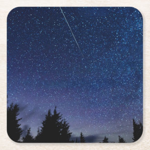 Dessous-de-verre Carré En Papier Douche Perseid Meteor