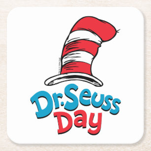 Dessous-de-verre Carré En Papier Dr Seuss Day