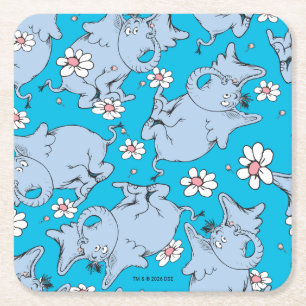 Dessous-de-verre Carré En Papier Dr Seuss Horton Entend un Qui