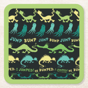 Dessous-de-verre Carré En Papier Dr. Seuss modèle Halloween "Bump Jump"