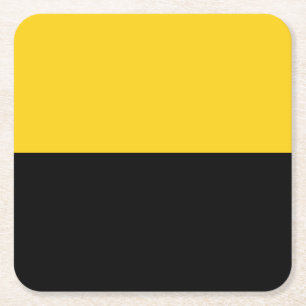 Dessous-de-verre Carré En Papier Drapeau du Dessous de verre de papier Carré Saxe-A