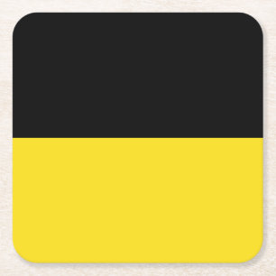 Dessous-de-verre Carré En Papier Drapeau du Dessous de verre papier Carré du Bade-W