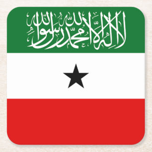 Dessous-de-verre Carré En Papier Drapeau du Somaliland