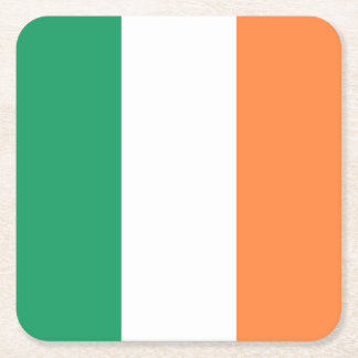 Dessous-de-verre Carré En Papier Drapeau irlandais