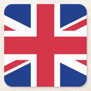 Dessous-de-verre Carré En Papier Drapeau Union Jack