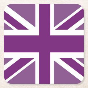 Dessous-de-verre Carré En Papier Drapeau Union Jack britannique