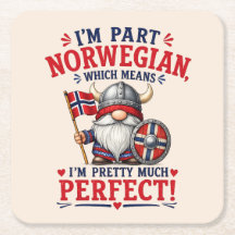 Drôle de gnome viking/norvégien, "Je suis en parti