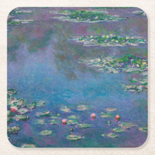 Dessous-de-verre Carré En Papier Eau Lily Pond, Monet