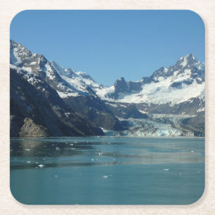 Dessous-de-verre Carré En Papier Eaux glaciaires de l'Alaska