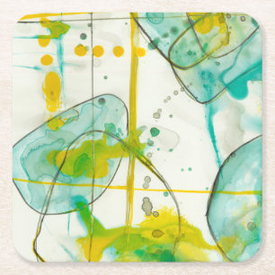 Dessous-de-verre Carré En Papier Éclaboussure I de Splish