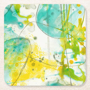 Dessous-de-verre Carré En Papier Éclaboussure II de Splish