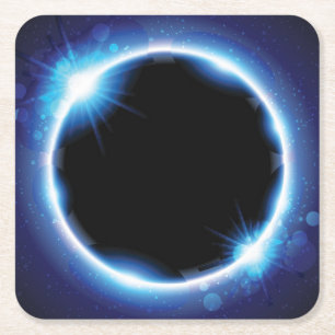 Dessous-de-verre Carré En Papier Éclipse