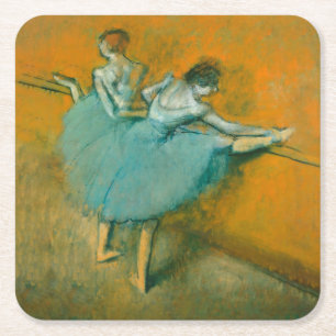 Dessous-de-verre Carré En Papier Edgar Degas Danseuses à la barre Impression : Art