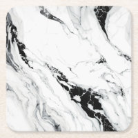 Elégante pierre de marbre noir et blanc abstrait