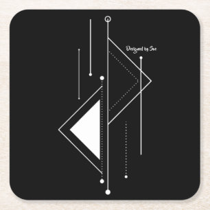 Dessous-de-verre Carré En Papier Élever votre table avec Dessous de verre en papier