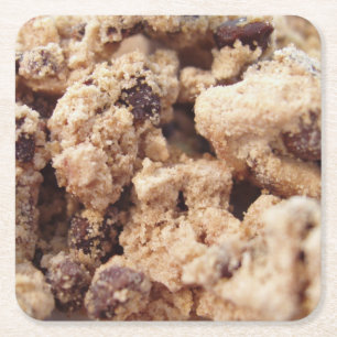 Dessous-de-verre Carré En Papier Ensemble de Dessous de verre de biscuits délicieux