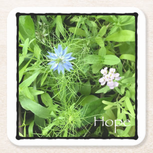 Dessous-de-verre Carré En Papier Espoir