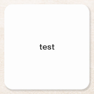 Dessous-de-verre Carré En Papier essai