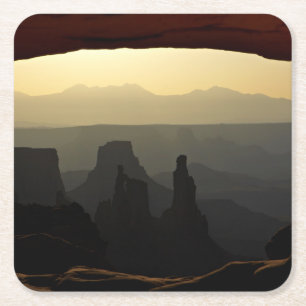 Dessous-de-verre Carré En Papier États-Unis, Utah, Canyonlands National Park 3