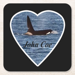 Dessous-de-verre Carré En Papier Étoile de mer tueuse de la Côte Ouest "John Coe" O