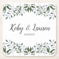 Eucalyptus Green Anniversaire Floral Date