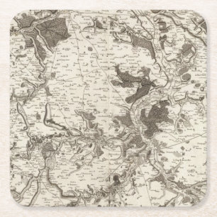 Dessous-de-verre Carré En Papier Evreux, Dreux