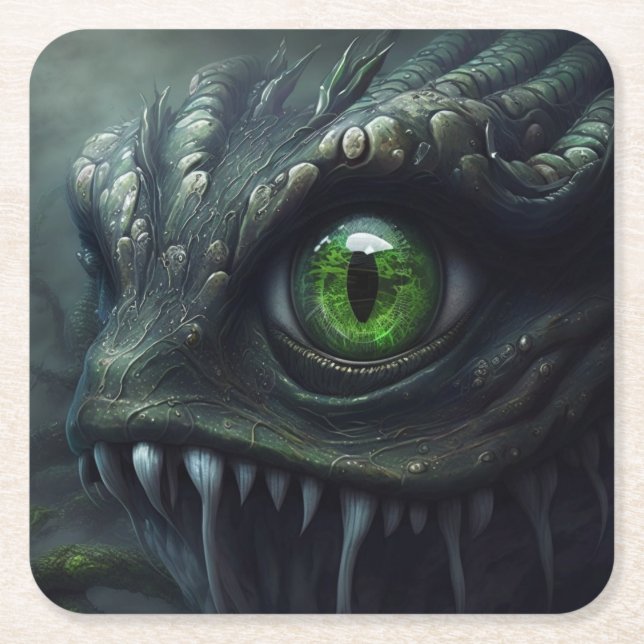 Dessous-de-verre Carré En Papier Eye (Devant)