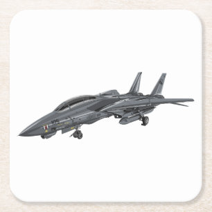 Dessous-de-verre Carré En Papier F-14 Tomcat
