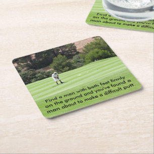 Dessous-de-verre Carré En Papier Fabrication du putt