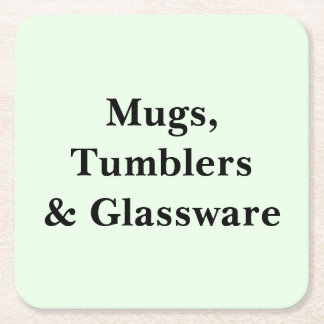 Dessous-de-verre Carré En Papier Faites défiler vers le bas pour voir ces mugs gobe