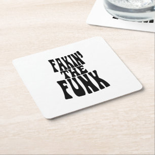 Dessous-de-verre Carré En Papier Fakin' the Funk