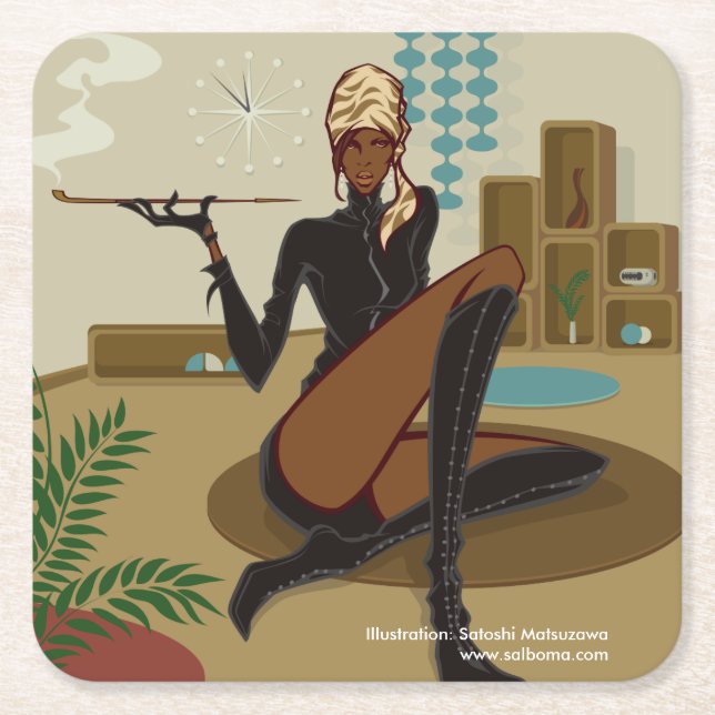 Dessous-de-verre Carré En Papier Feeling' the Spirit (Devant)