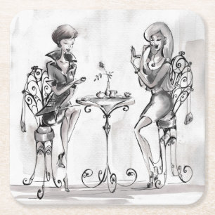 Dessous-de-verre Carré En Papier Femmes