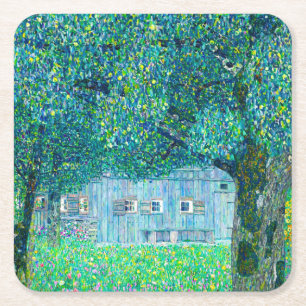 Dessous-de-verre Carré En Papier Ferme Gustav Klimt en Haute-Autriche