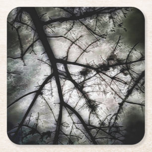 Dessous-de-verre Carré En Papier Fermeture