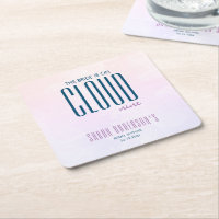 Fête de mariage moderne violet bleu Cloud Nine