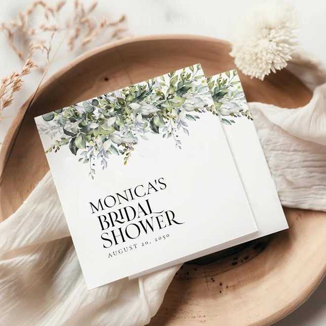 Dessous-de-verre Carré En Papier Fête des mariées de plantes vertes (Créateur téléchargé)