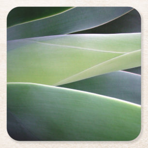 Dessous-de-verre Carré En Papier Feuille d'agave