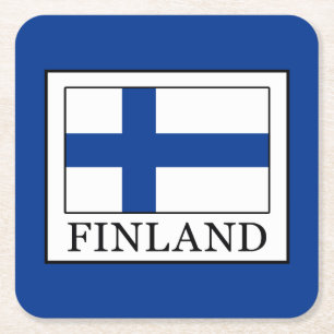 Dessous-de-verre Carré En Papier Finlande