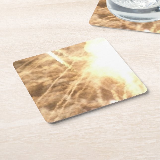 Dessous-de-verre Carré En Papier Fireworks 15 dessous de verre papier (Incliné)