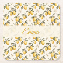 Fleur de citron vintage – Élégant botanique agrume