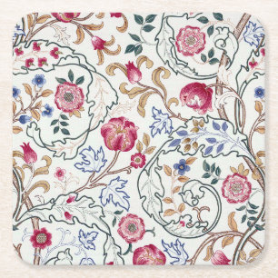 Dessous-de-verre Carré En Papier Fleur, Motif Floral, William Morris