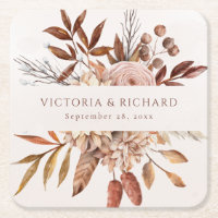 Fleurs de terre cuite Boho Feuillage d'automne