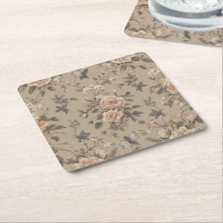 Dessous-de-verre Carré En Papier floral