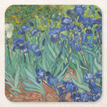Dessous-de-verre Carré En Papier Floral Irises Garden Vincent van Gogh Inspiré<br><div class="desc">Un joli plateau de service inspiré par Vincent van Gogh "irises" peint (huile sur toile) en 1889. Servir les repas sur cette belle nappe vintage sera une occasion joyeuse à chaque fois.</div>
