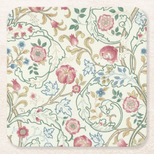Dessous-de-verre Carré En Papier Flore, motifs floraux, William Morris