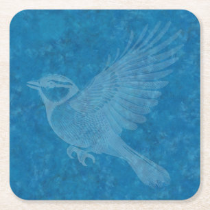 Dessous-de-verre Carré En Papier Flying Bird