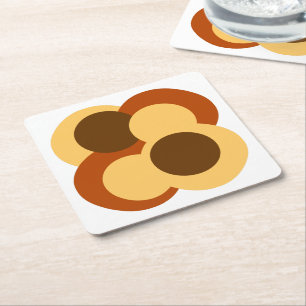 Dessous-de-verre Carré En Papier Formes géométriques Abstraites