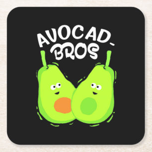 Dessous-de-verre Carré En Papier Frère Avocado