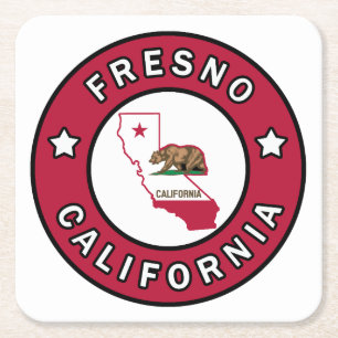 Dessous-de-verre Carré En Papier Fresno Californie